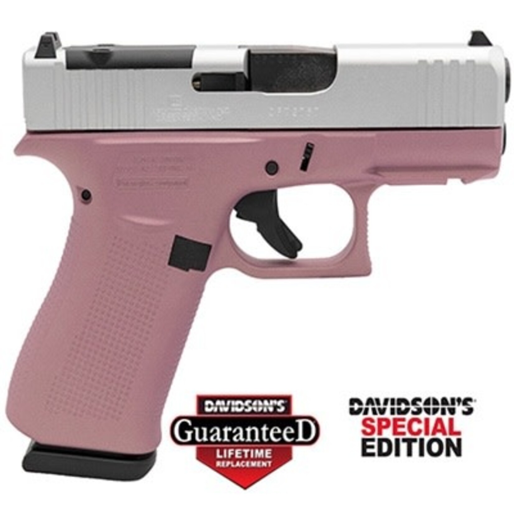 GLOCK GLOCK 43X MOS PINK / SATIN 9MM 10+1