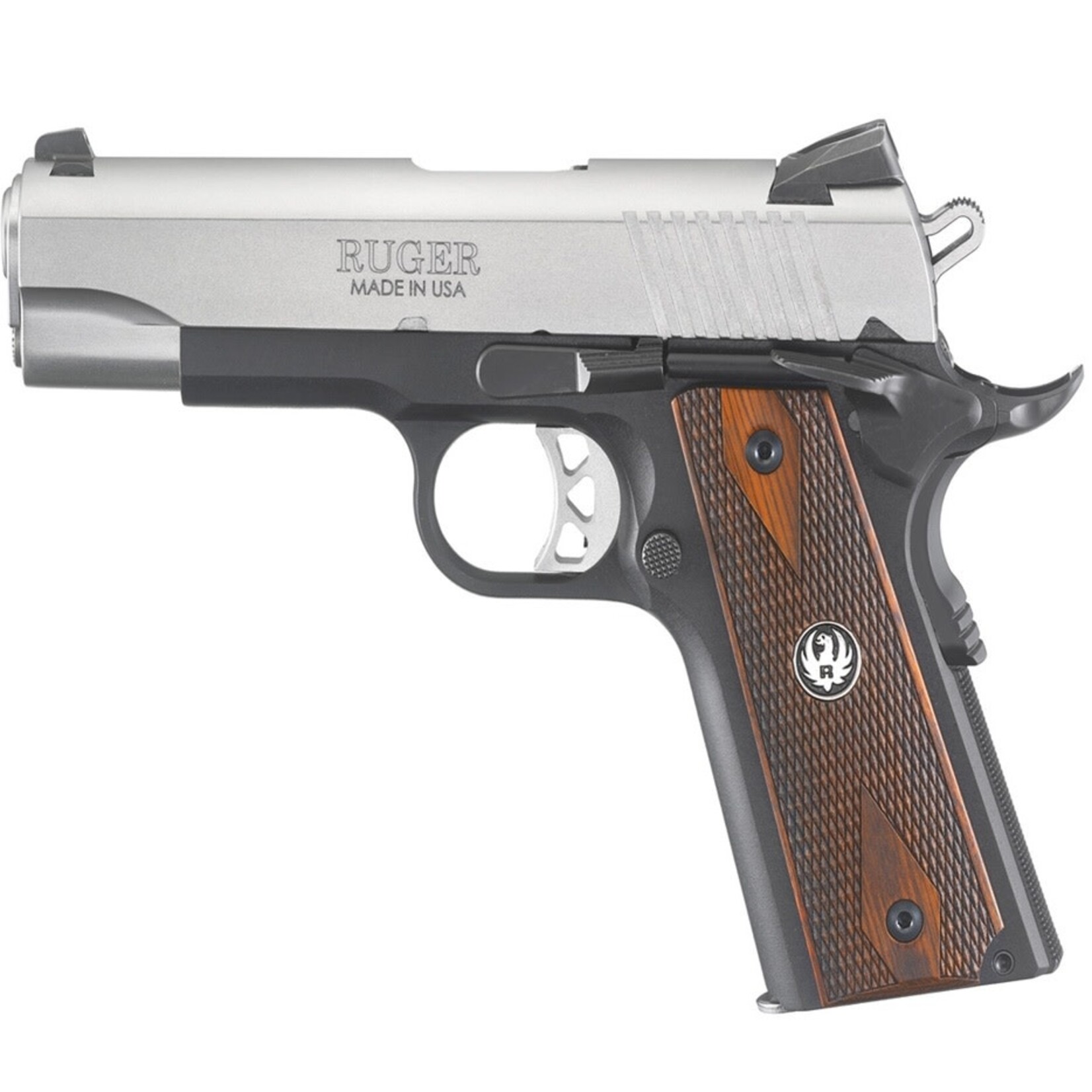 RUGER RUGER SR1911 LW COMMANDER 45ACP 4.25" SS/BLK