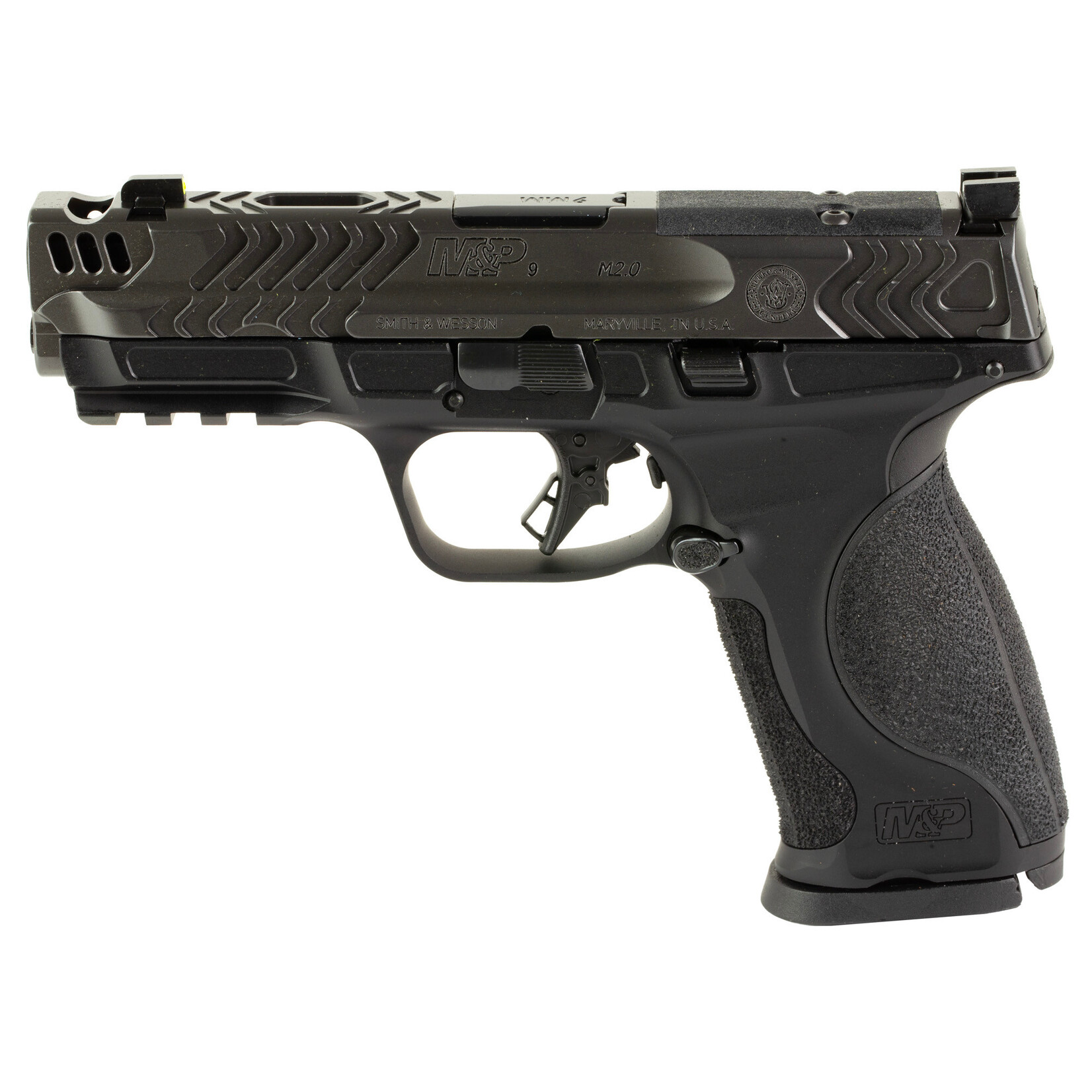 SMITH & WESSON S&W M&P9 M2.0 CARRY COMP METAL 9MM, 4.22''BBL PORTED, BLK, 17+1