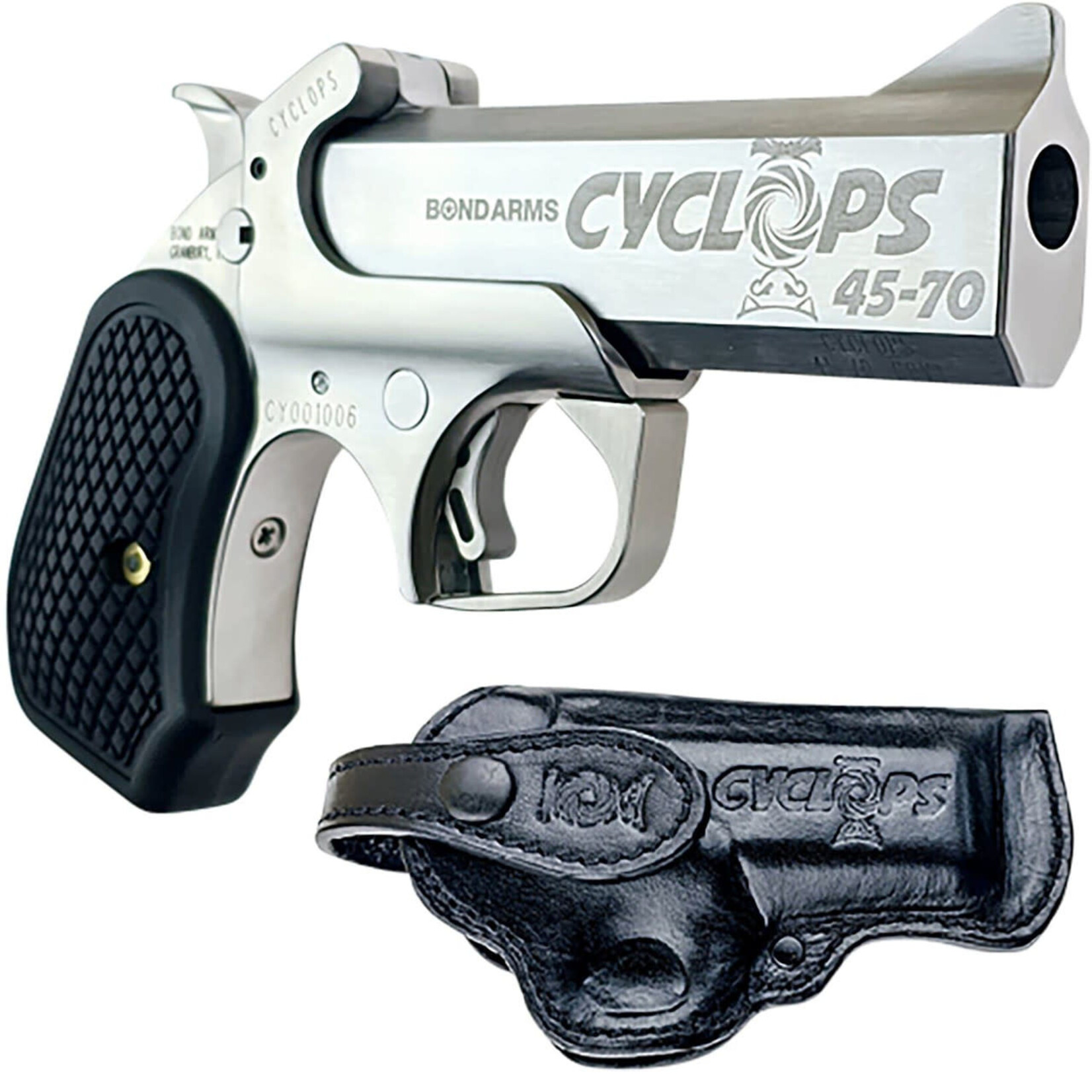 BOND ARMS BOND ARMS CYCLOPS, 45-70, 4.25" BBL, SS, 1RD