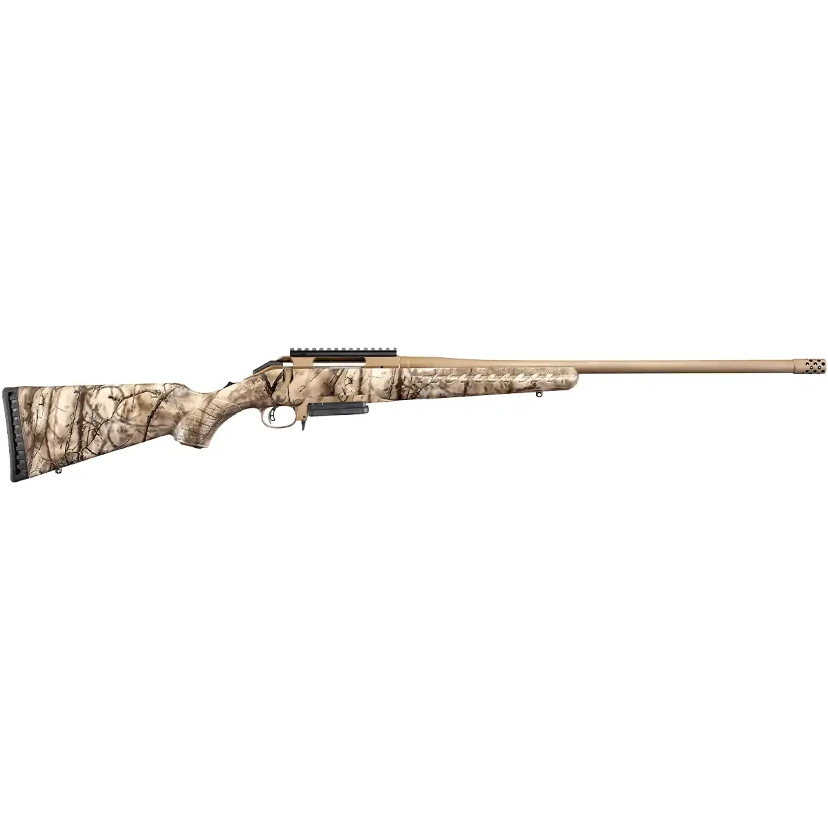 RUGER *CLEARANCE* RUGER AMERICAN GO WILD 7MM-08 CAMO/BURNT BRONZE 3+1