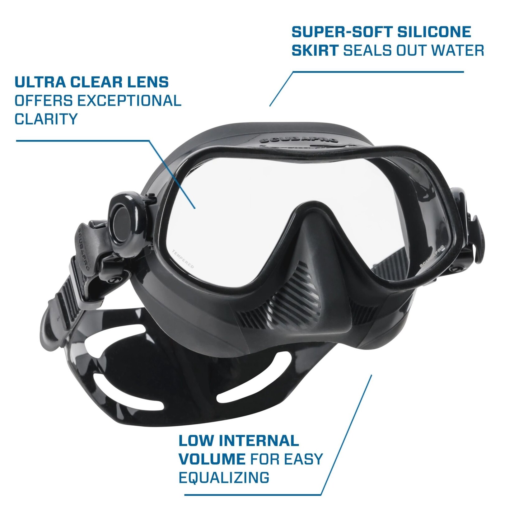 Scubapro Steel Pro Mask - Black
