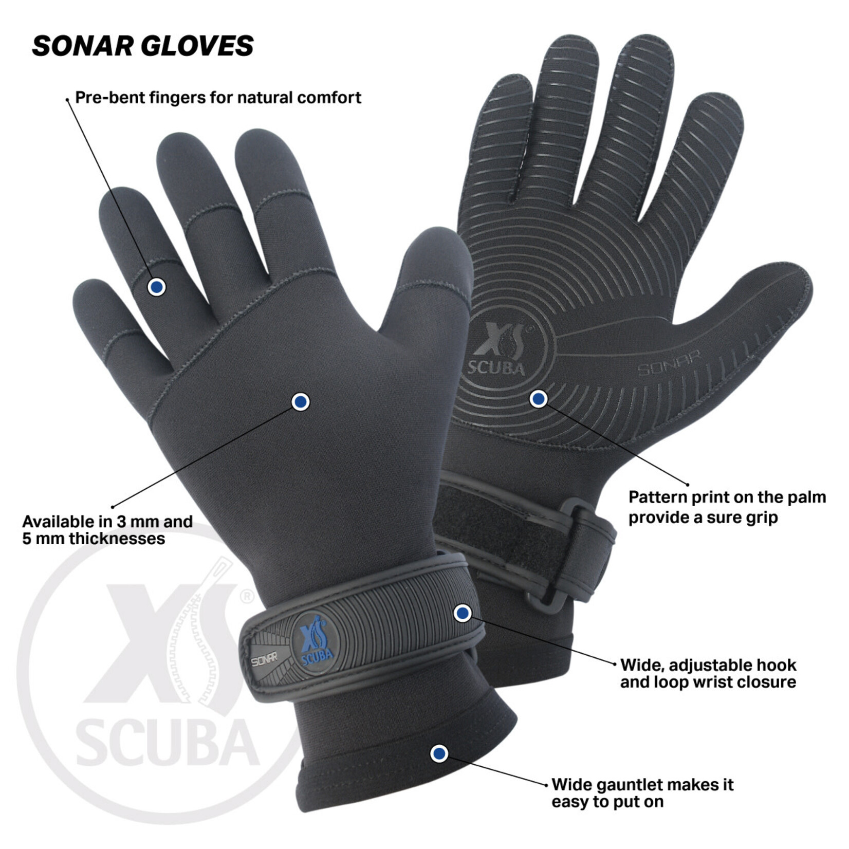 XS Scuba Sonar Glove