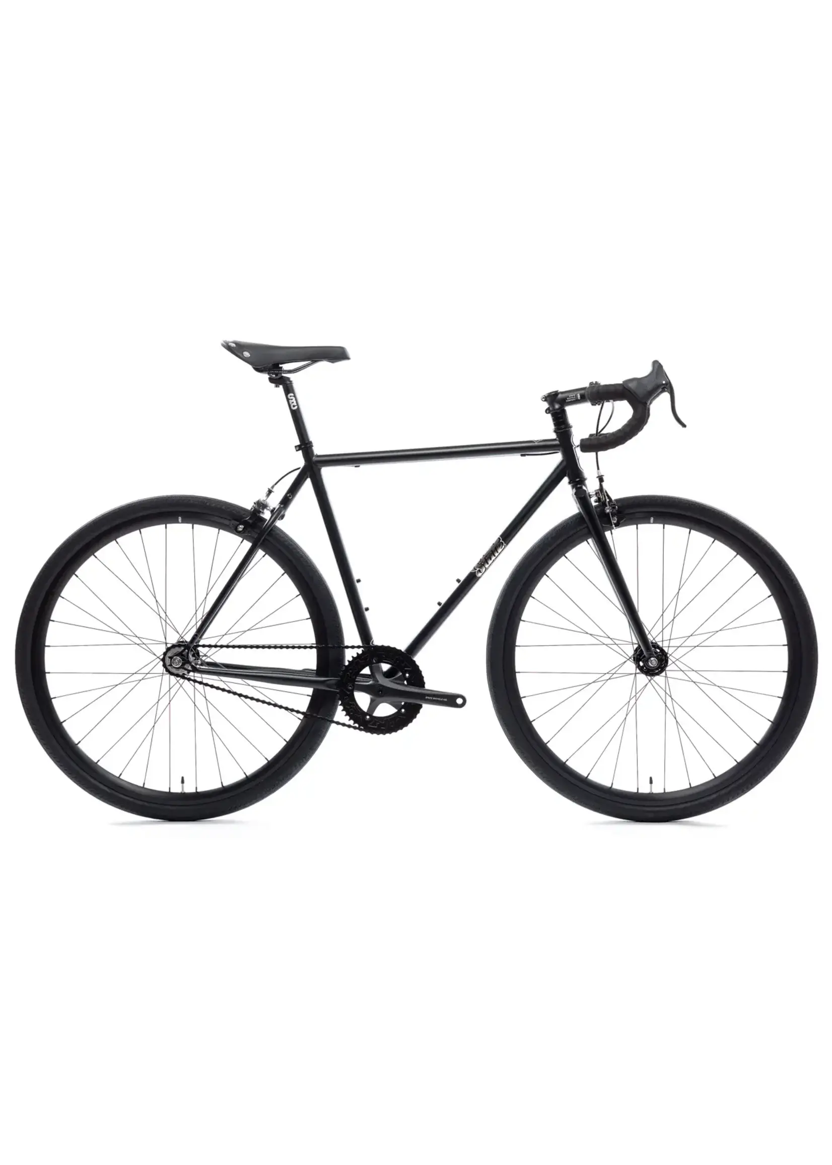 State Bicycle Co. State 4130 - black / mirror – (fixed / single-spd)(M)