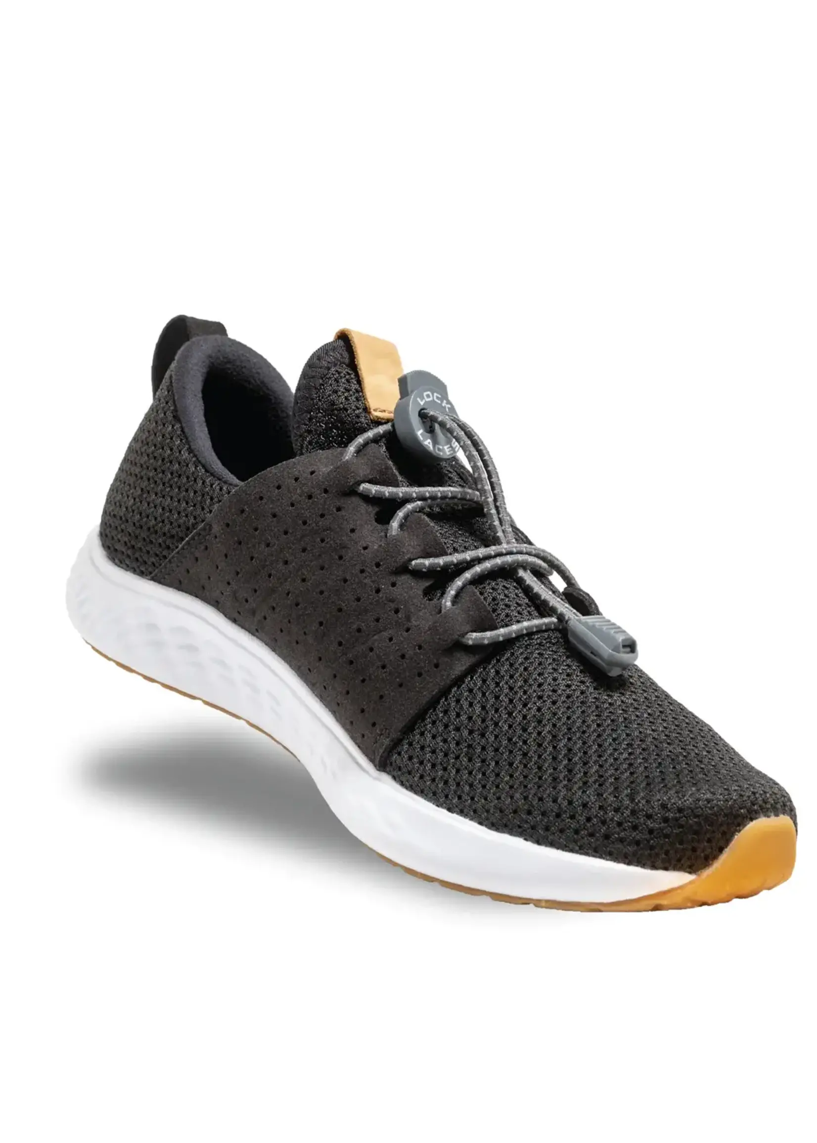 Lock Laces Reflective Storm Gray