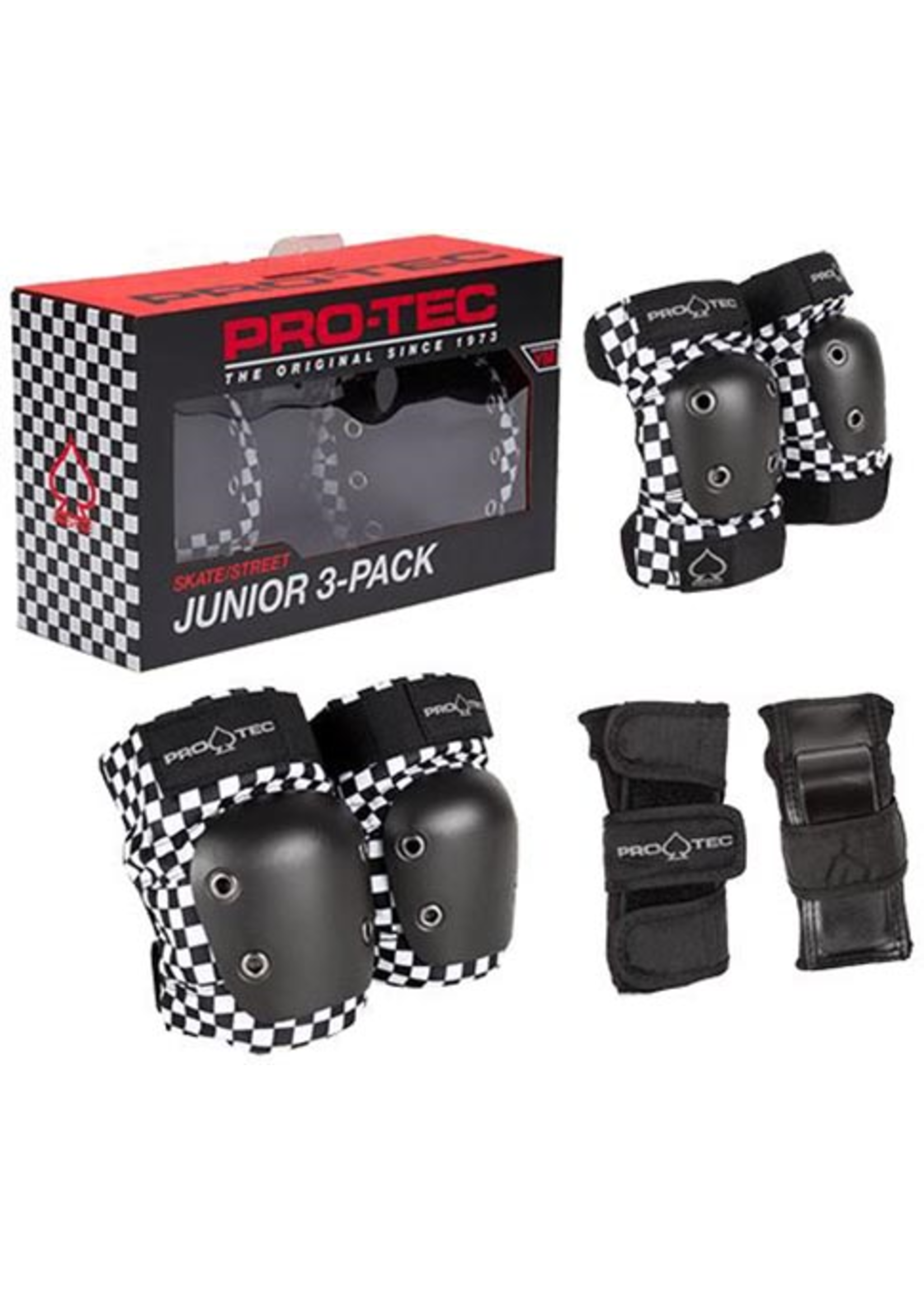 Pro Tec PRO TEC STREET PAD 3 PACK SET CHECKER YOUTH S