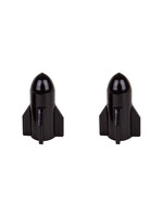 SUNLITE valve caps sunlt rocket top short sv bk