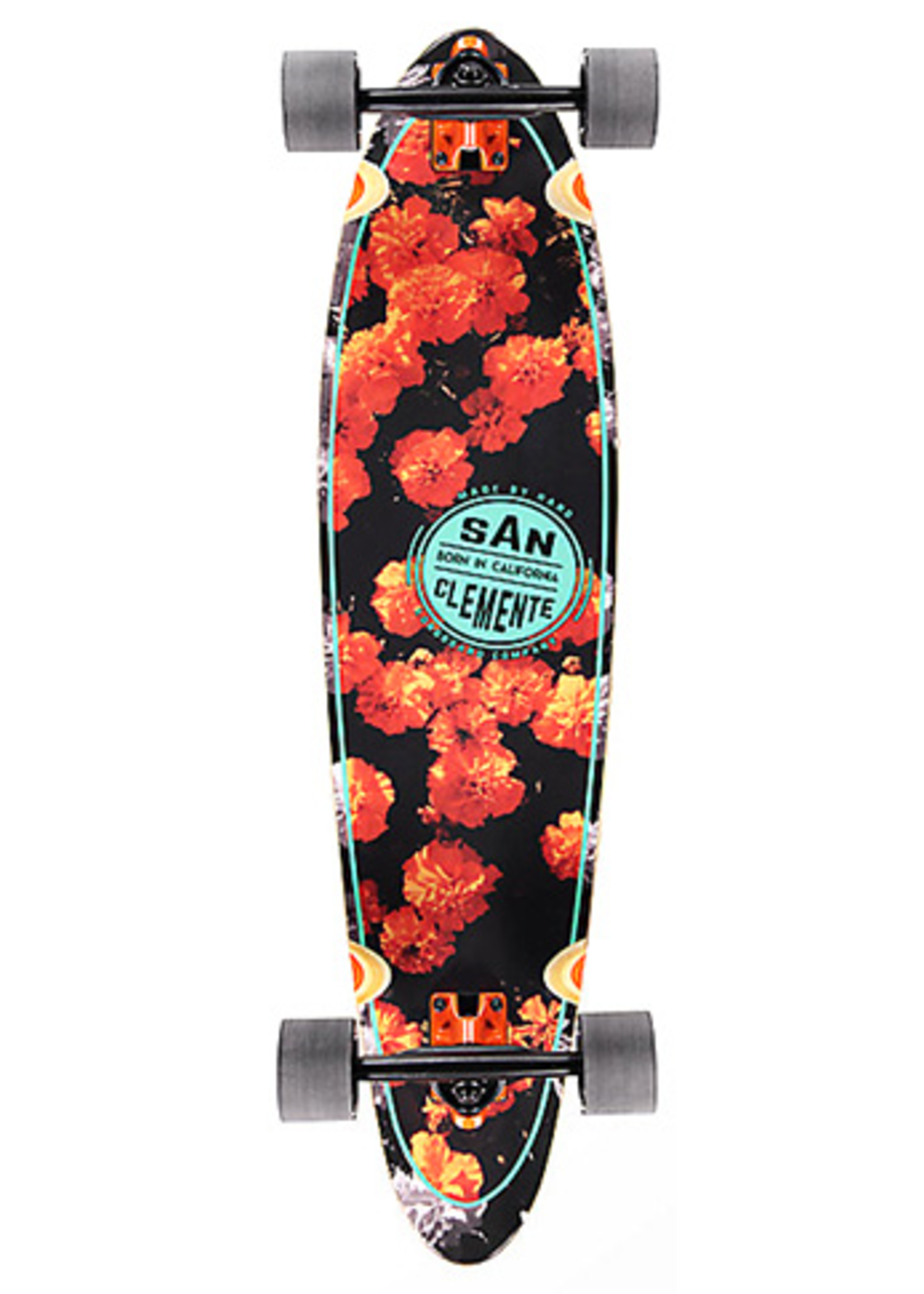 San Clemente San Clemente orange blossom squashtail  complete 9.00 x 36.00