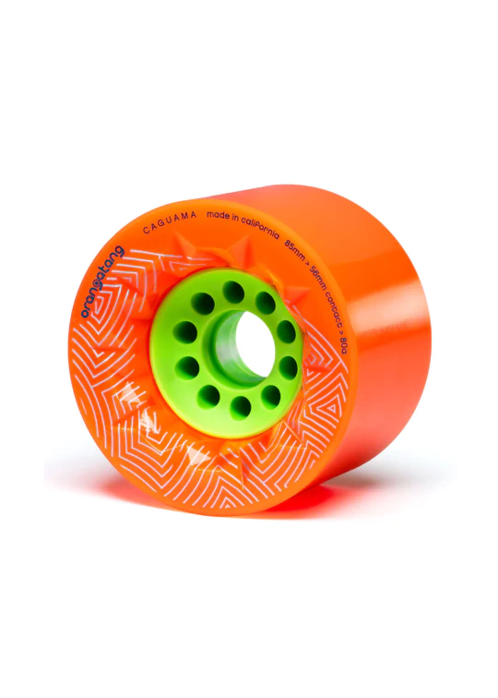 Loaded Orangatang 85mm Caguama, 80a Orange (set of 4)