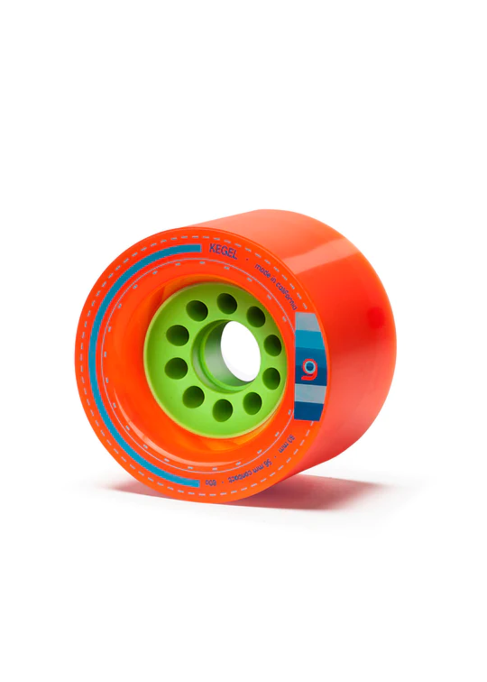 Loaded Orangatang 80mm Kegel, 80a Orange (set of 4)
