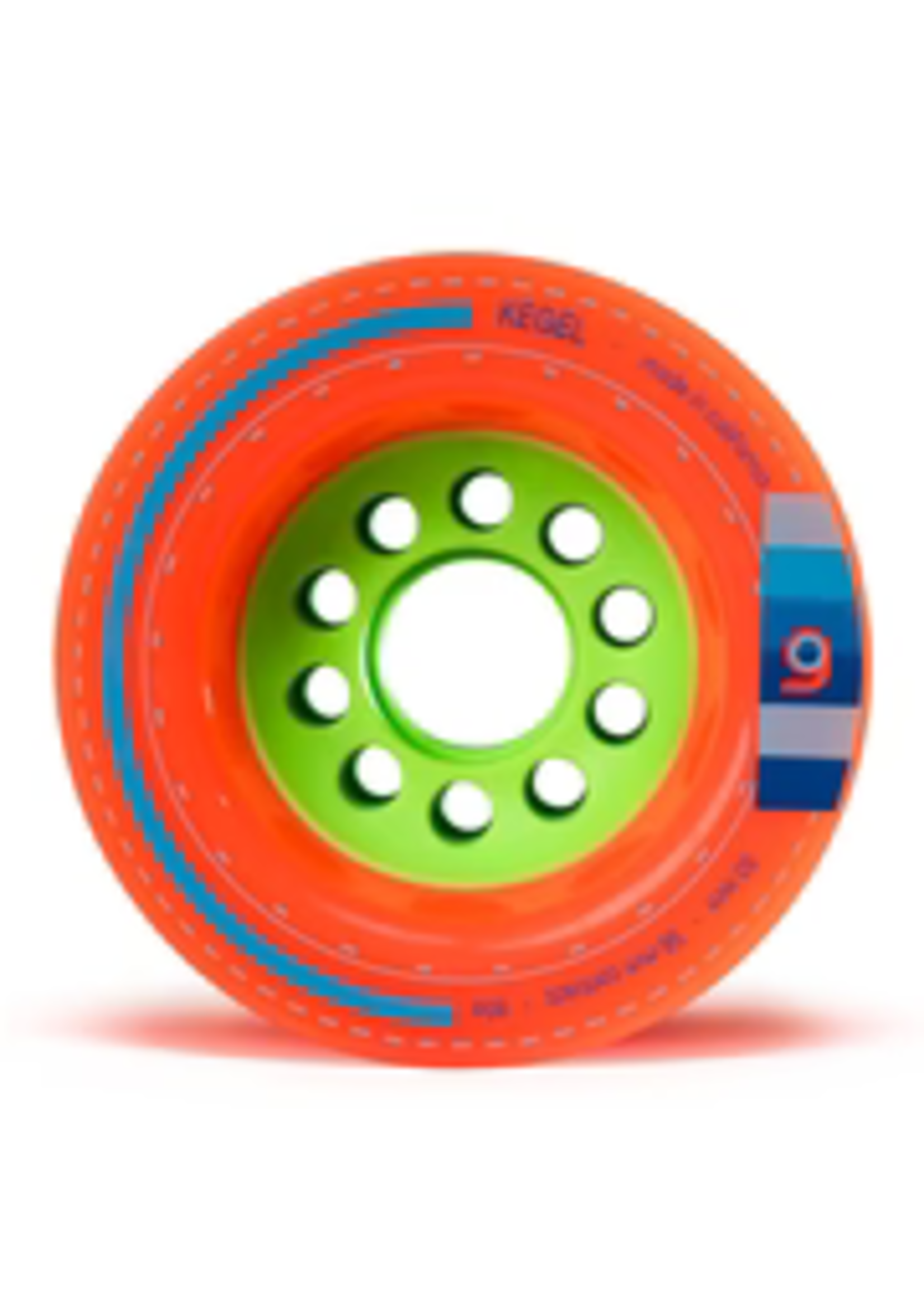 Loaded Orangatang 80mm Kegel, 80a Orange (set of 4)