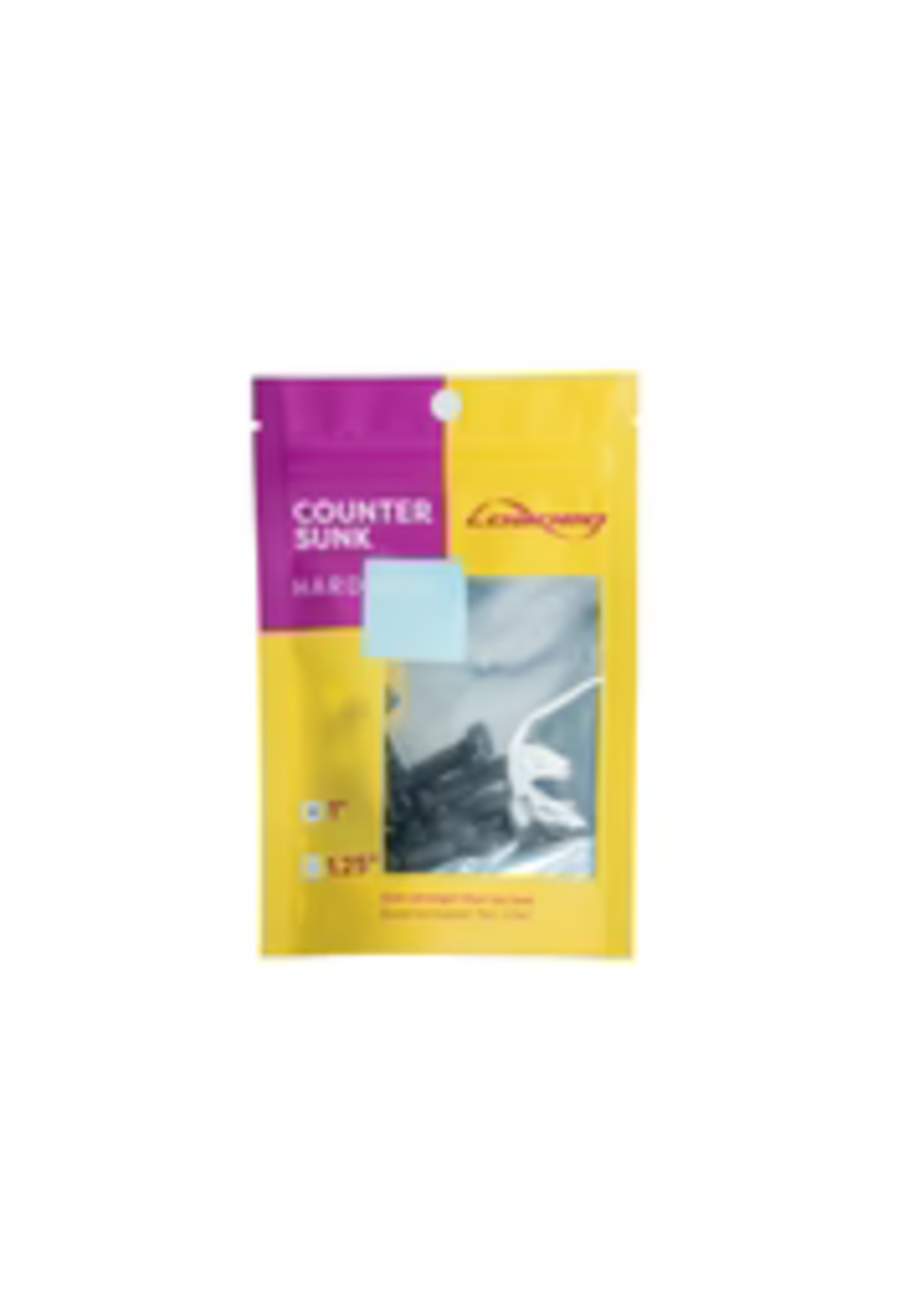 Loaded Packaged - Loaded Countersunk Hardware, 1.25" (set of 8)