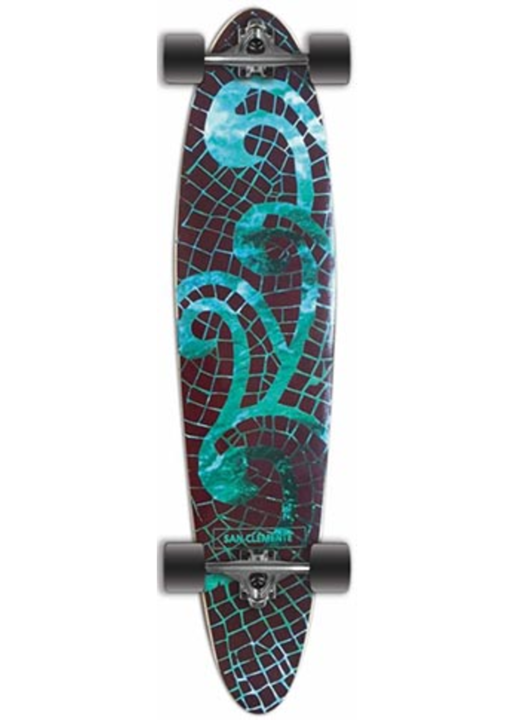 San Clemente San Clemente mosaic sea pintail complete 8.00 x  34.00
