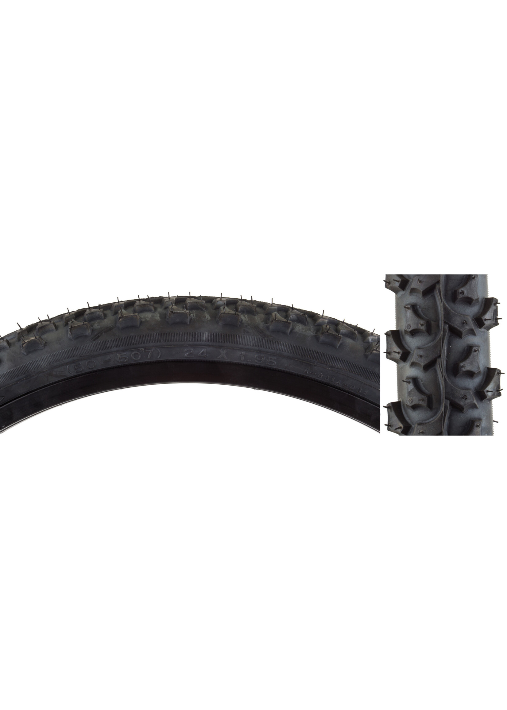 Kenda Kenda Alfabite Style K831 Tire - 24 x 1.95, Clincher, Wire, Black, 22tpi