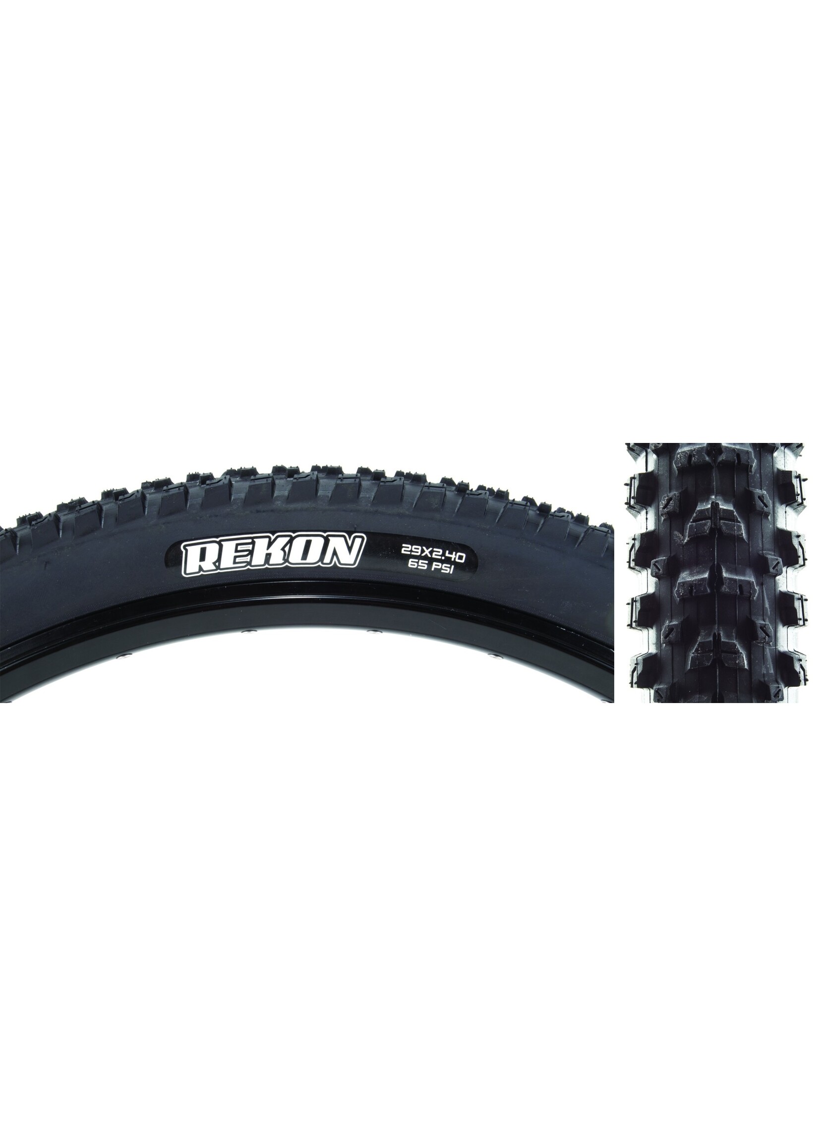 Maxxis Maxxis, Rekon/Rekon+, Tire, 29''x2.40, Wire, Clincher, Single, 60TPI, Black