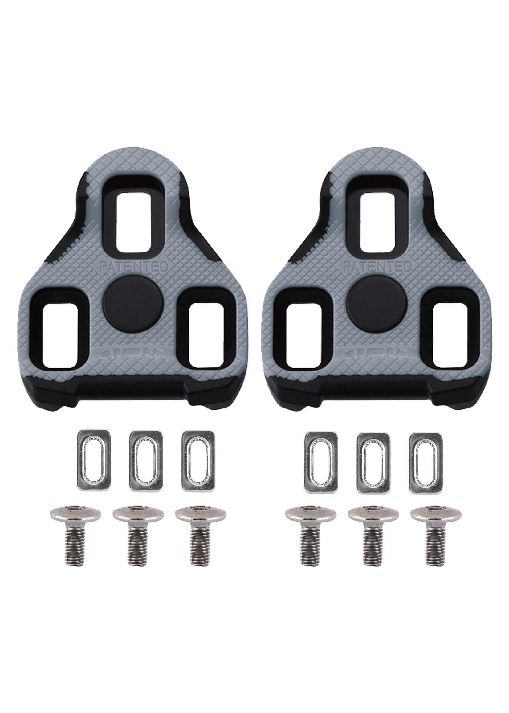EXUSTAR PEDAL CLEAT EXUSTAR BLK11+ KEO LOOK FIXED BK/GY