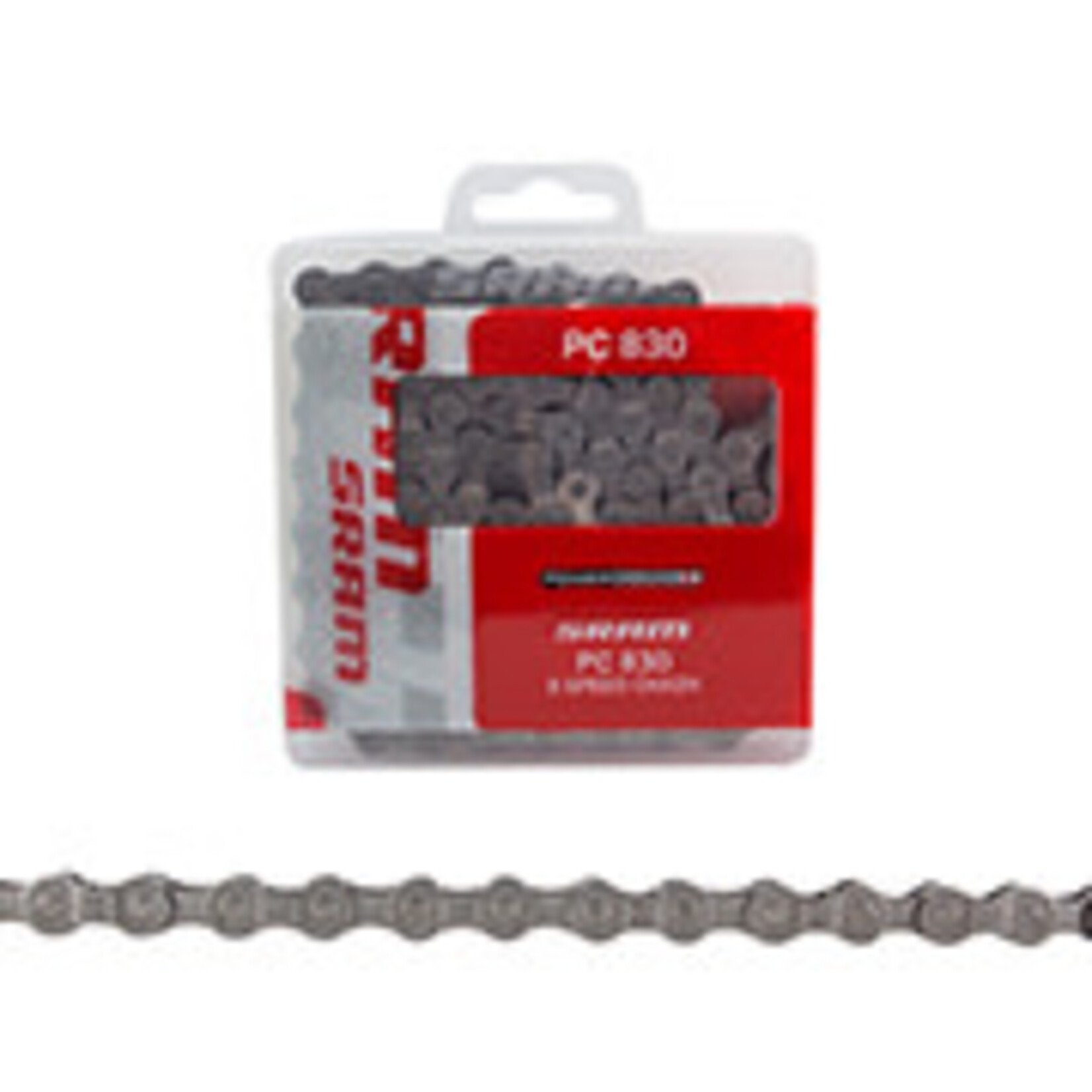 SRAM SRAM PC-830 Chain - 6, 7, 8-Speed, 114 Links, Gray