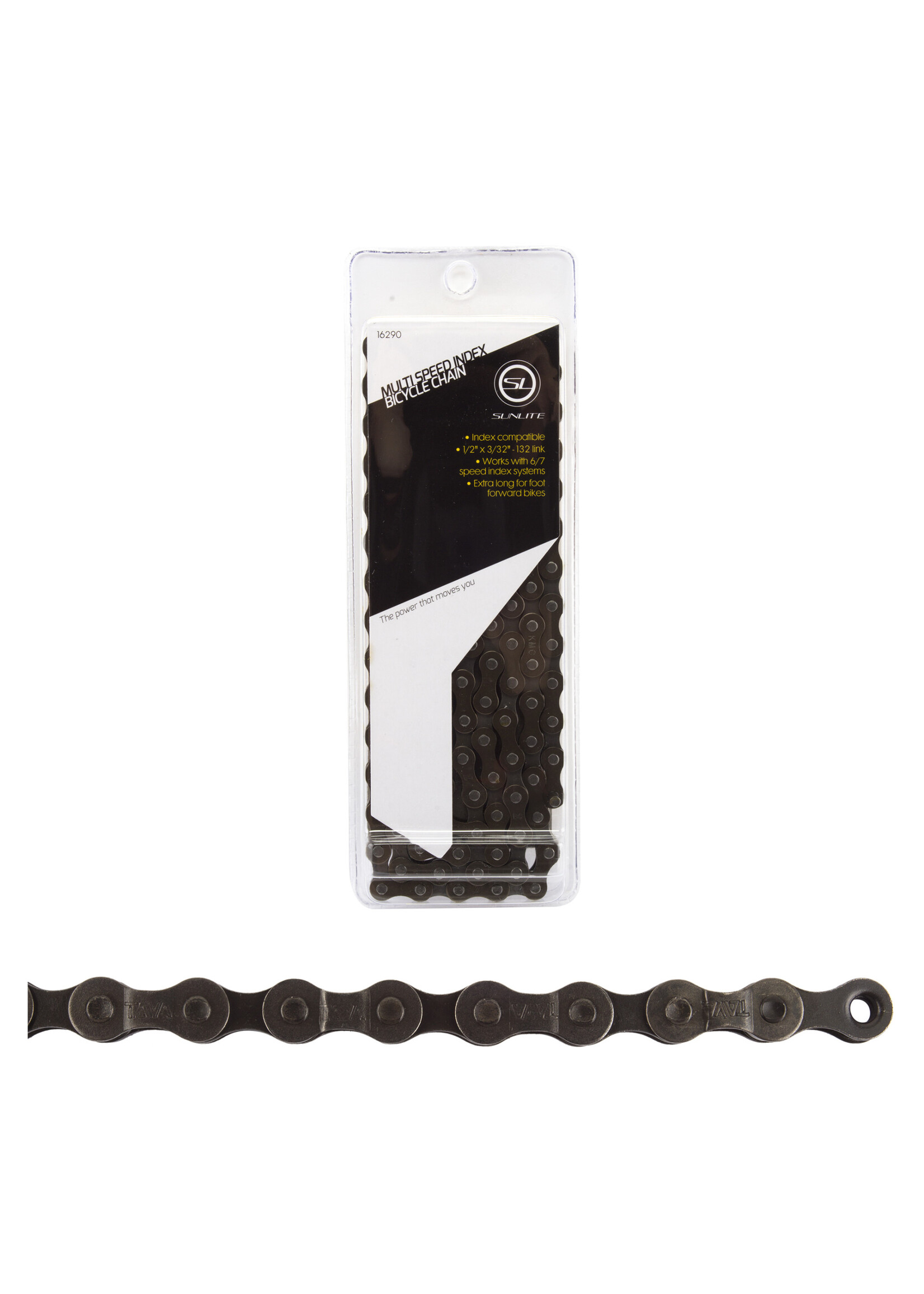 SUNLITE Chain Sunlt Scn-Msi 6/7S Bk 132L Index X-Long