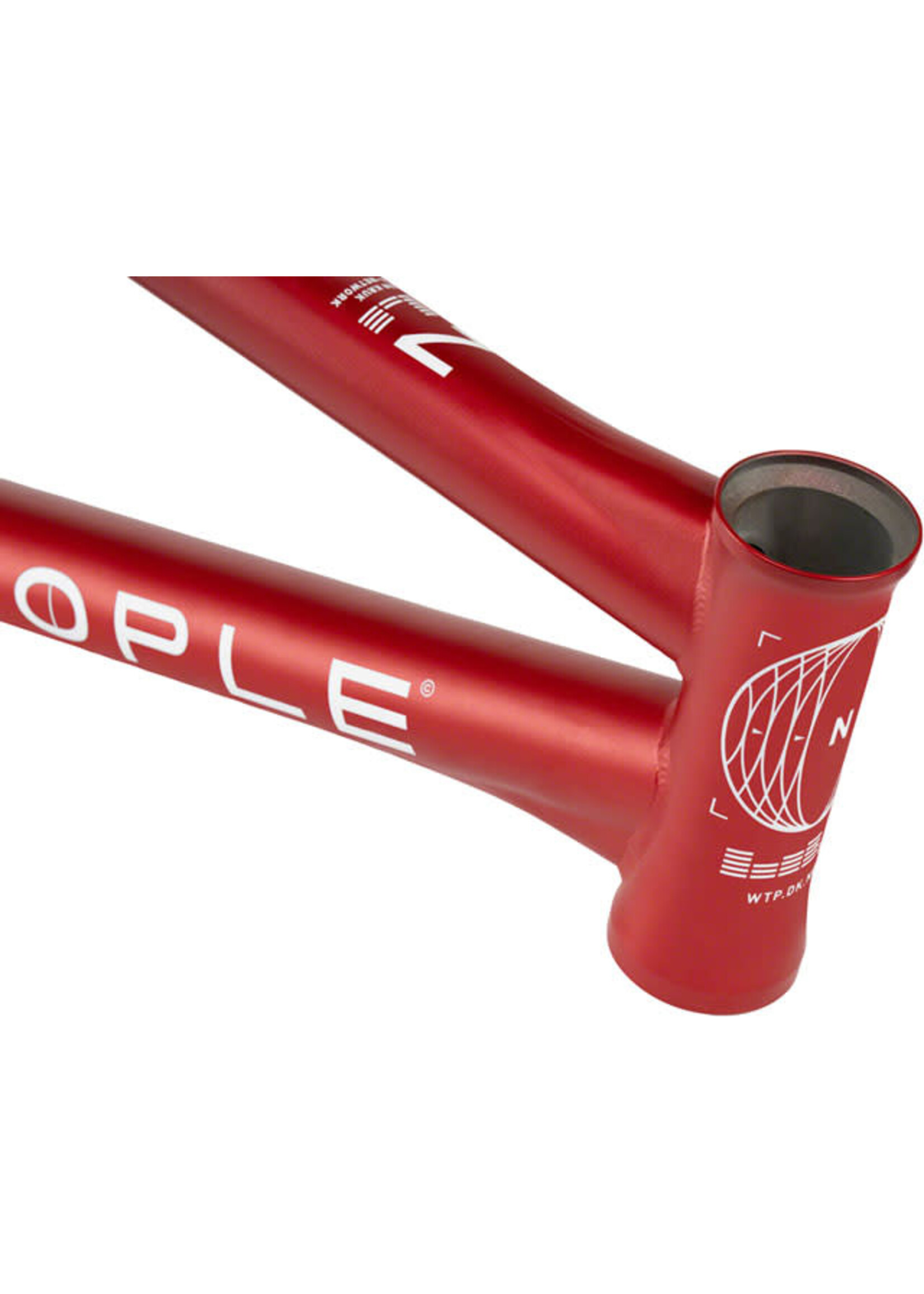 We The People We The People Network BMX Frame - 21.1" TT, Matte Metallic Red