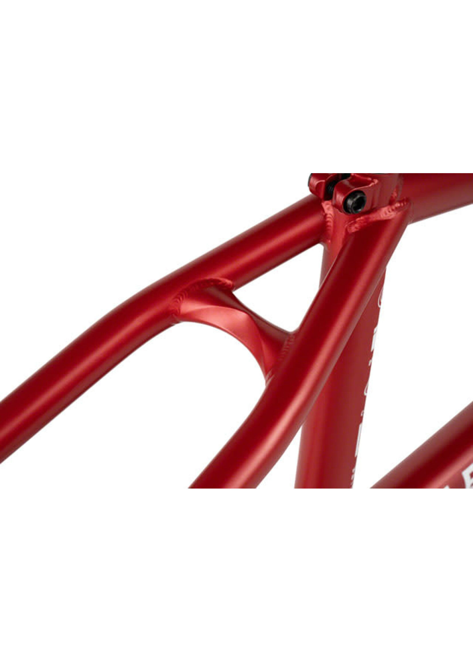 We The People We The People Network BMX Frame - 21.1" TT, Matte Metallic Red
