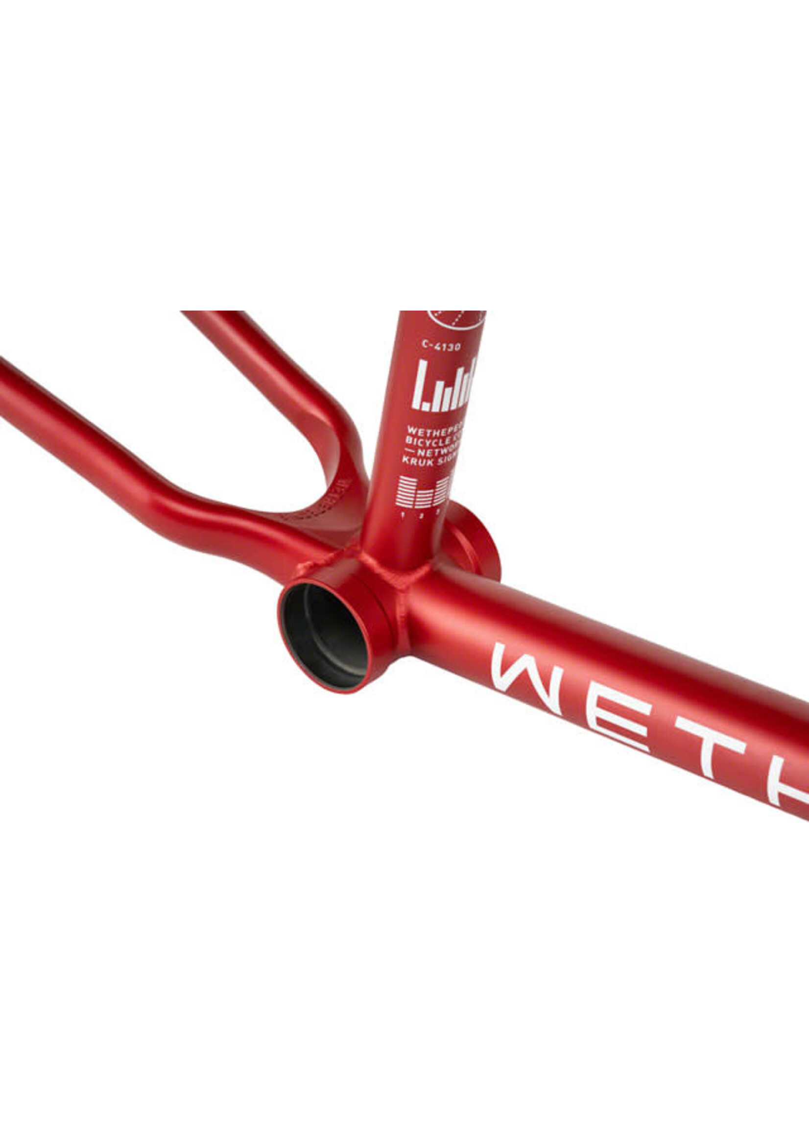We The People We The People Network BMX Frame - 21.1" TT, Matte Metallic Red