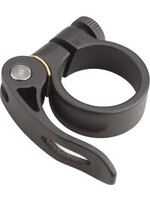 Zoom Zoom Alloy Seatpost Clamp - 31.8mm, QR, Black