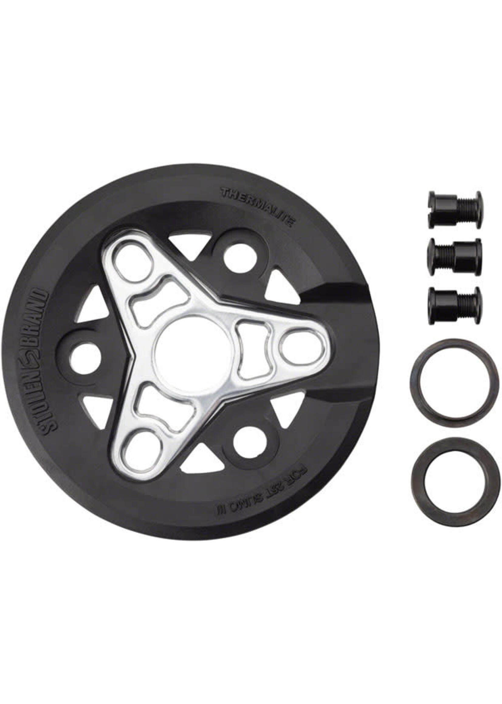 Stolen Stolen Sumo III Sprocket - 25t, 6.0mm Thickness, Aluminum, With Thermalite Guard, BMX