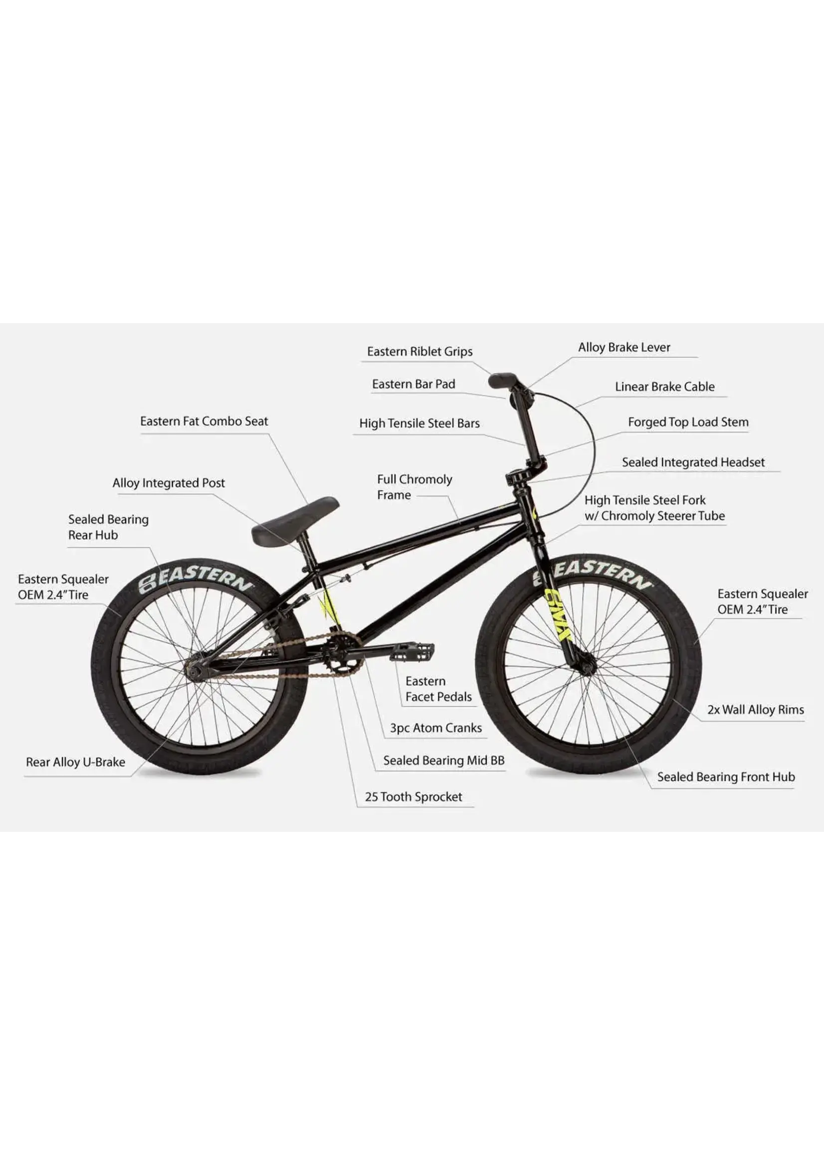 Eastern Eastern Nightwasp 20" BMX, Marine Green