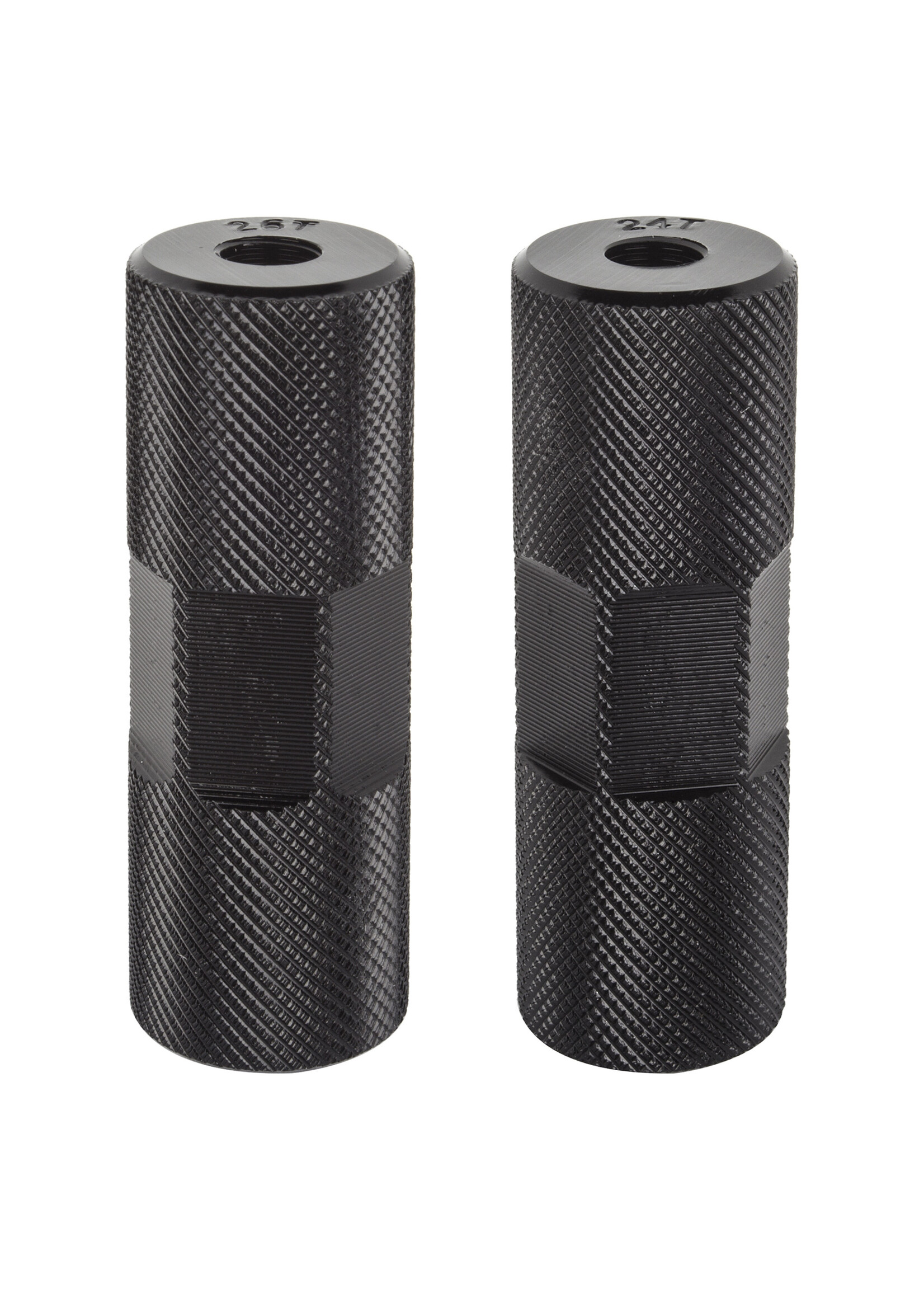 BLACK OPS Black-Ops Alum. Mini Peg, Blk, Thread-On 26/24Tx3/8