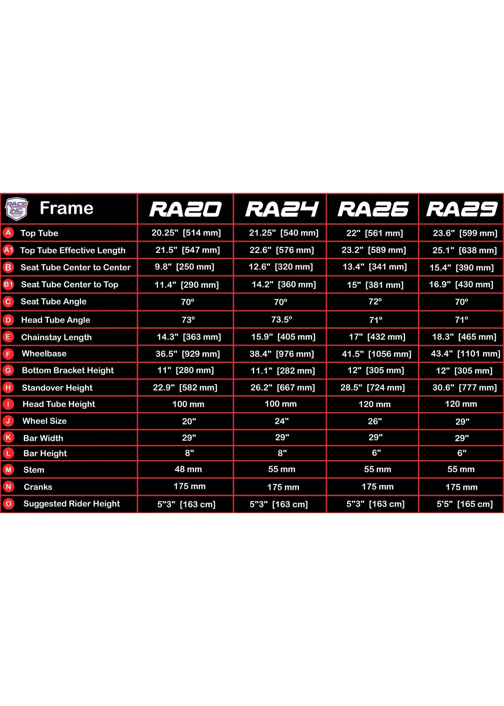 Race Inc Race Inc. RA26-R Bike