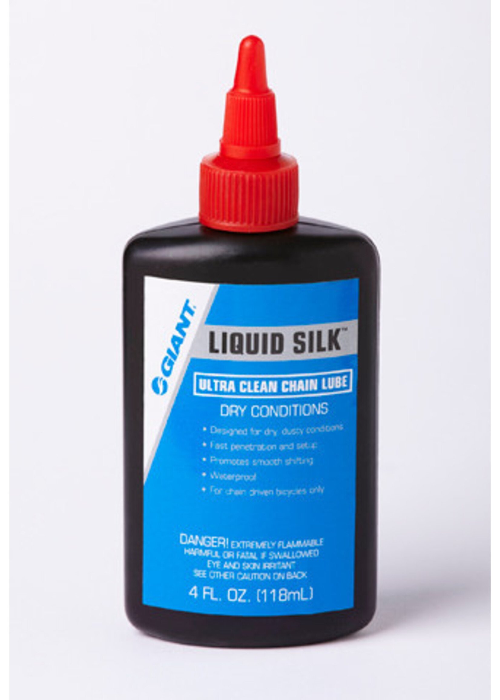 Giant Giant Liquid Silk Ultra Clean Dry Chain Lube 4oz Drip Bottle