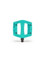 Eclat Eclat, Contra, Platform Pedals, Body: Nylon, Spindle: Cr-Mo, 9/16'', Turquoise, Pair
