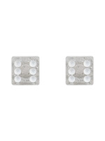 TRIK TOPZ Valve Caps Triktopz Dice-Glitter Sil 1Pr/Pk
