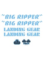 SE BIKES Se Bikes Decal Set, Big Ripper Bu