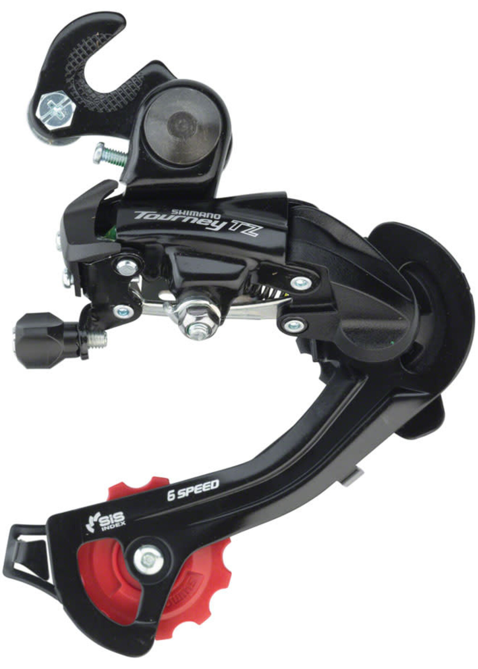 Shimano Shimano Tourney RD-TZ500 Rear Derailleur - 6,7 Speed, Long Cage, Blk, Claw