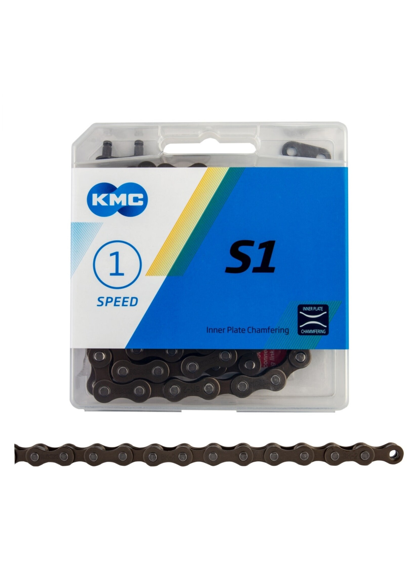 KMC Chain Kmc 1/2X1/8 S1 1S Brn 112L