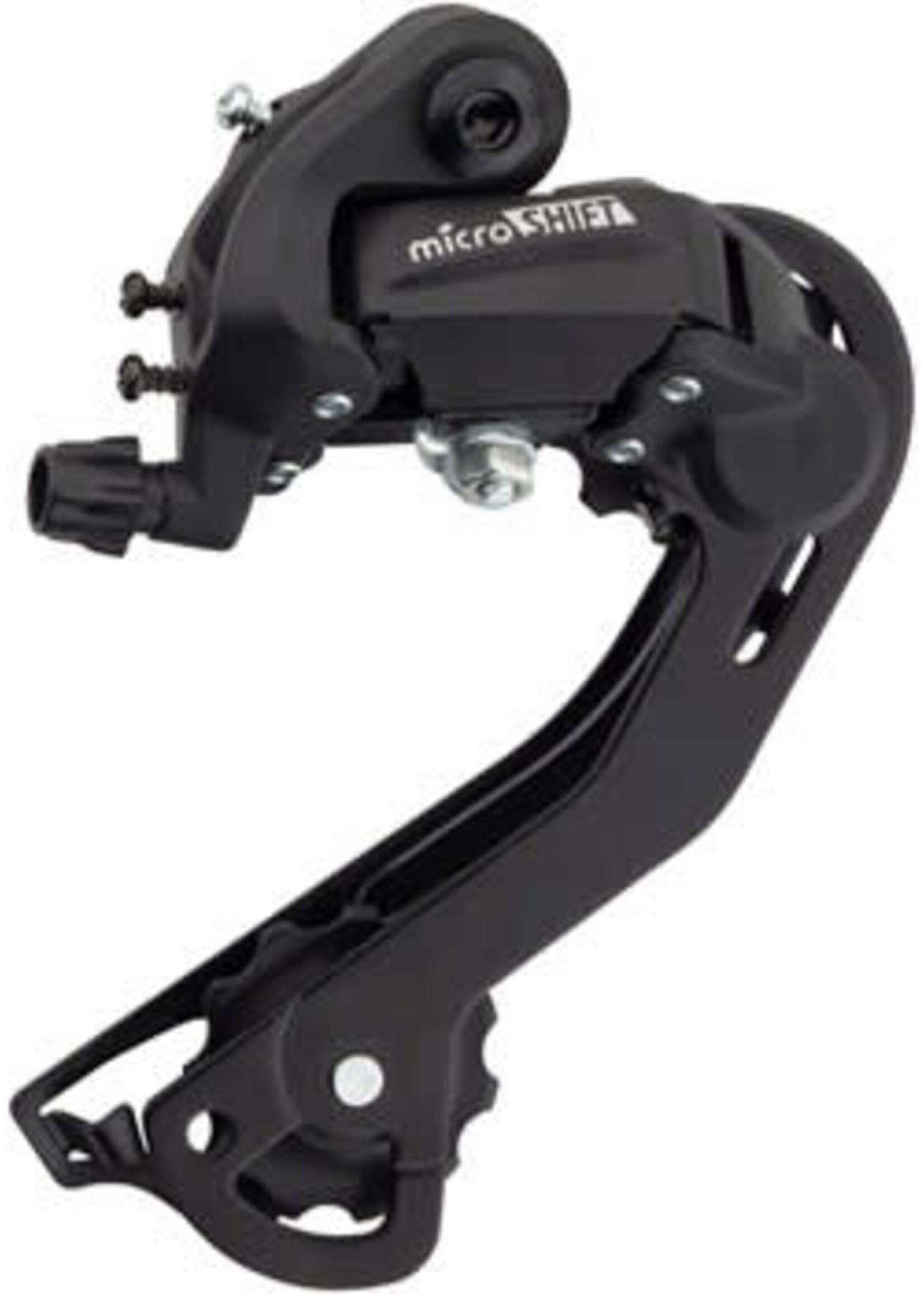 Microshift MicroSHIFT M21 Rear Derailleur - 6,7 Speed, Long Cage, Black