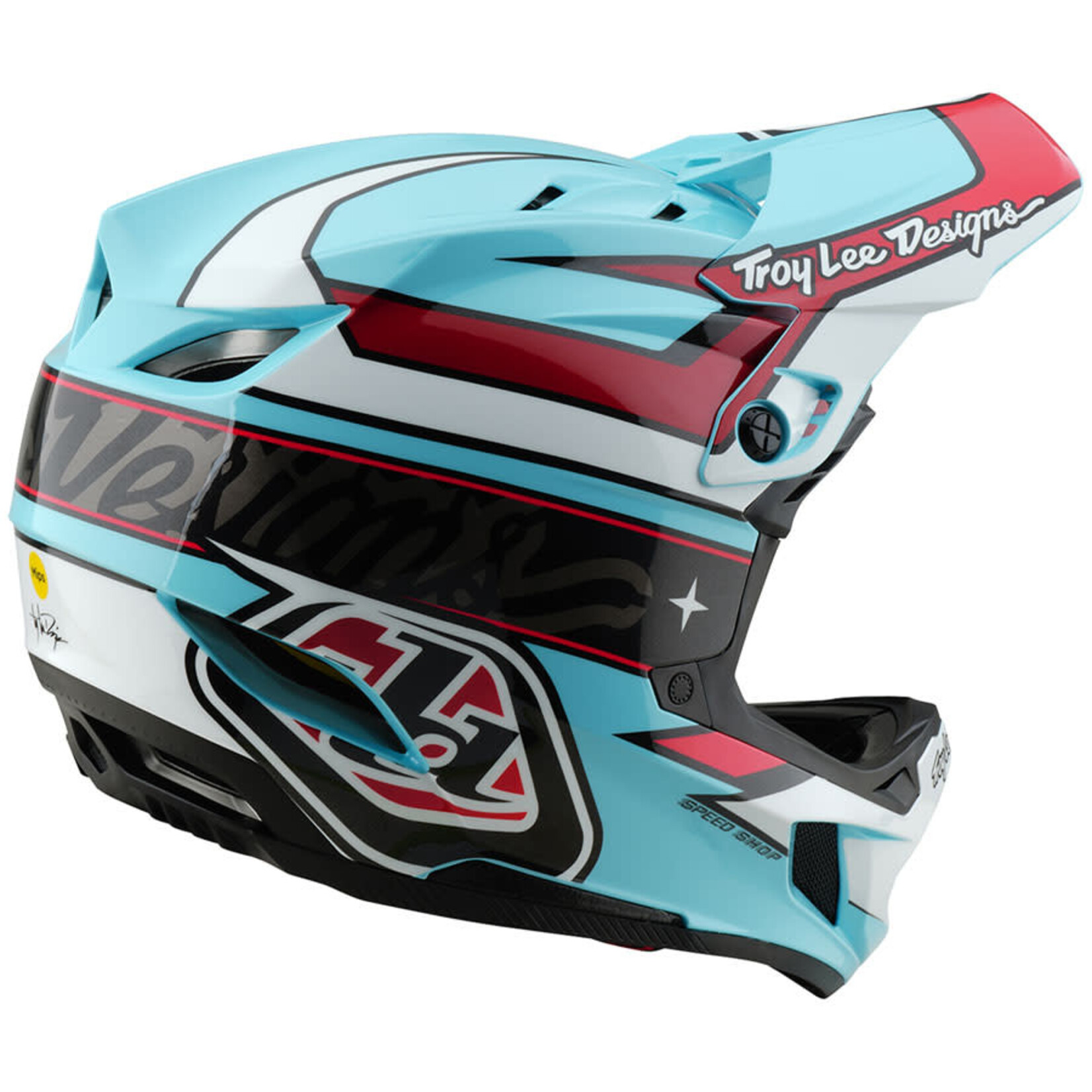 Troy Lee Designs Troy Lee Designs D4 Polyacrylite Helmet