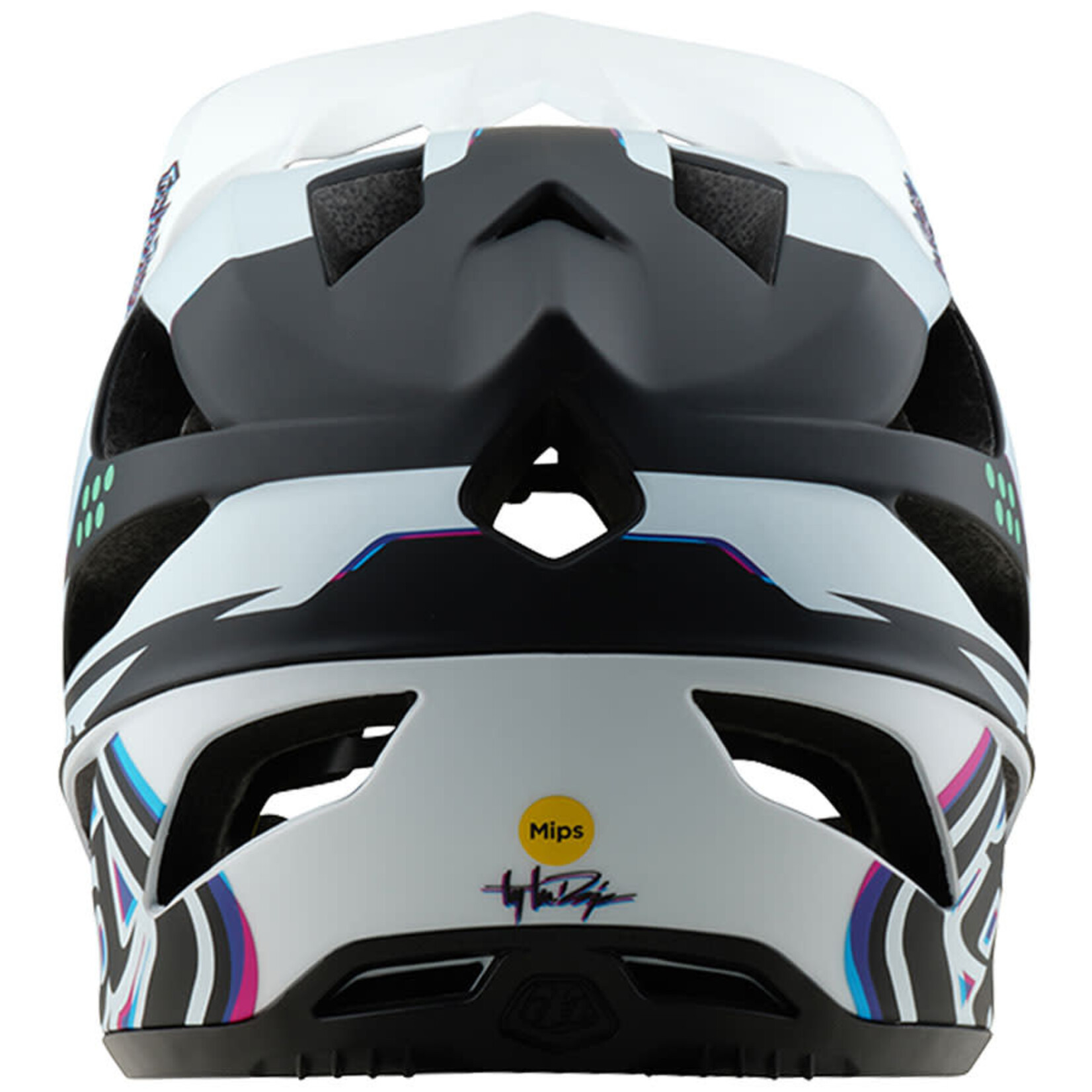 Troy Lee Design Troy Lee Designs Stage Helmet – Trooper White, Medium/Large
