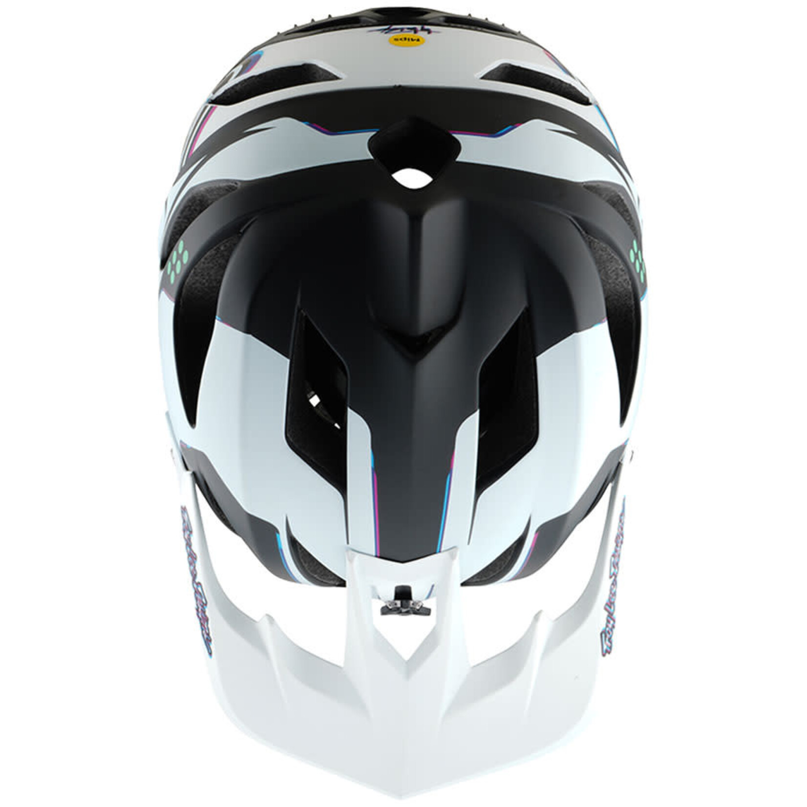 Troy Lee Design Troy Lee Designs Stage Helmet – Trooper White, Medium/Large