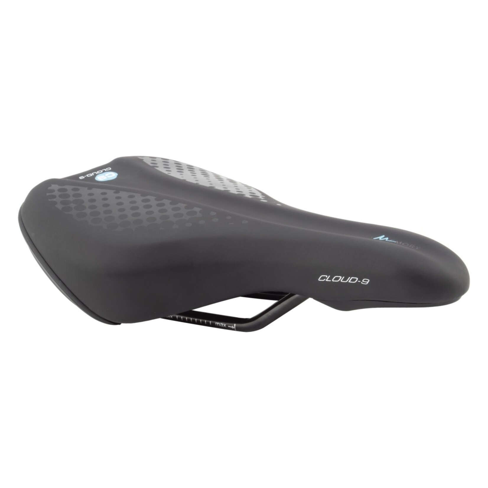 Cloud 9 Saddle Kush Kids Sport Memory Foam 9X5.4 Bk
