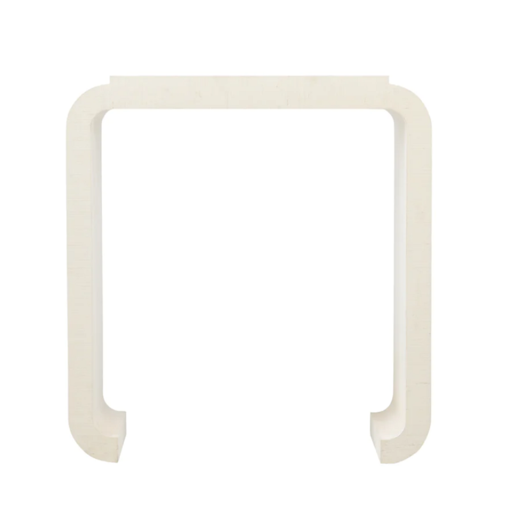 Grasscloth Waterfall Console