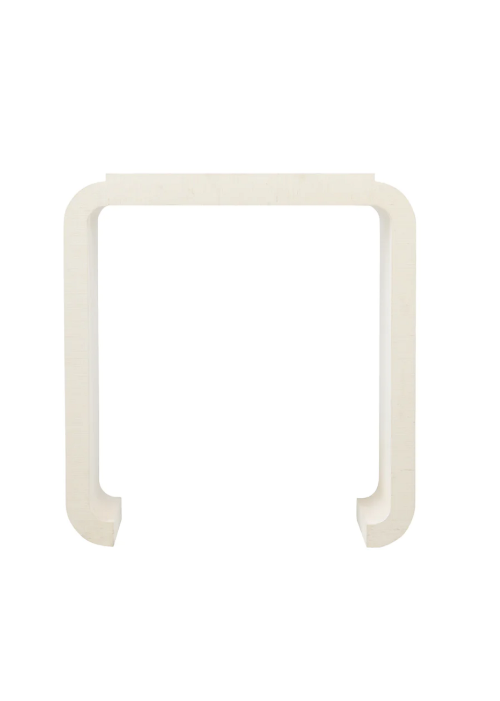 Grasscloth Waterfall Console