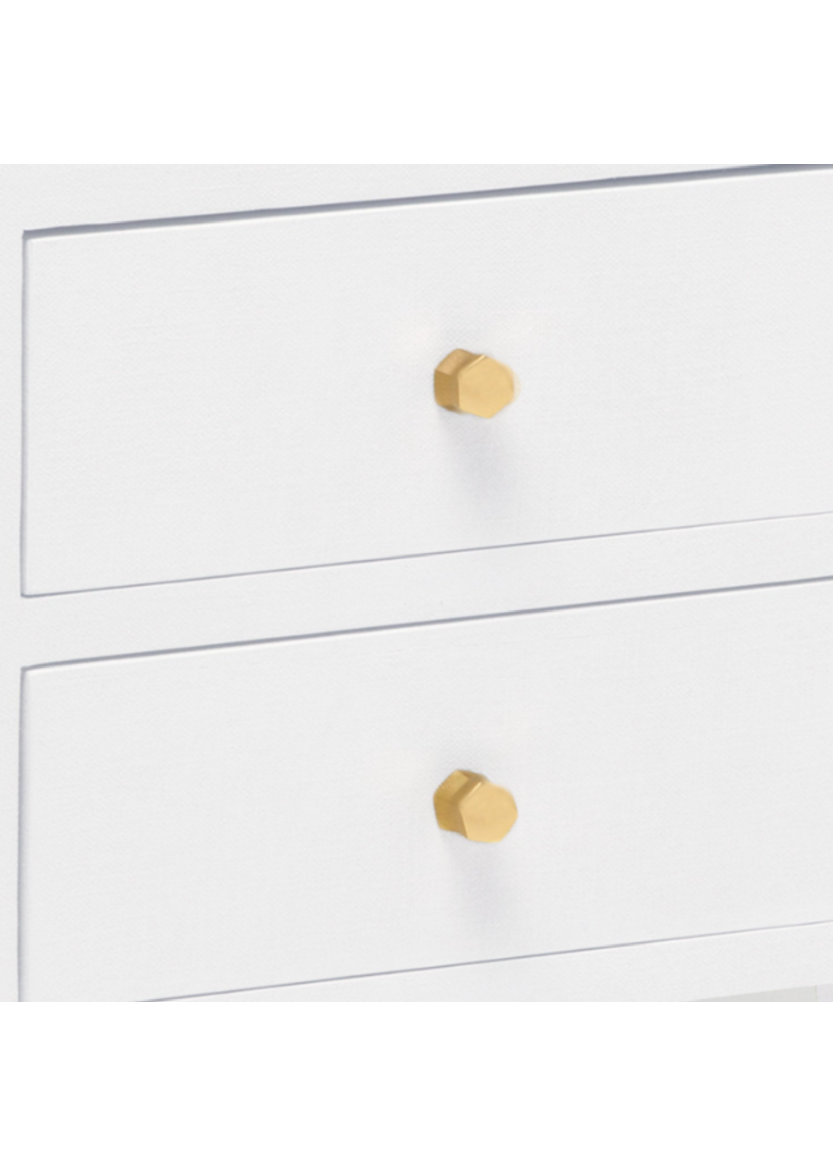 White  Linen Dresser 48"