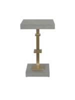 Worlds Away Square Side Table