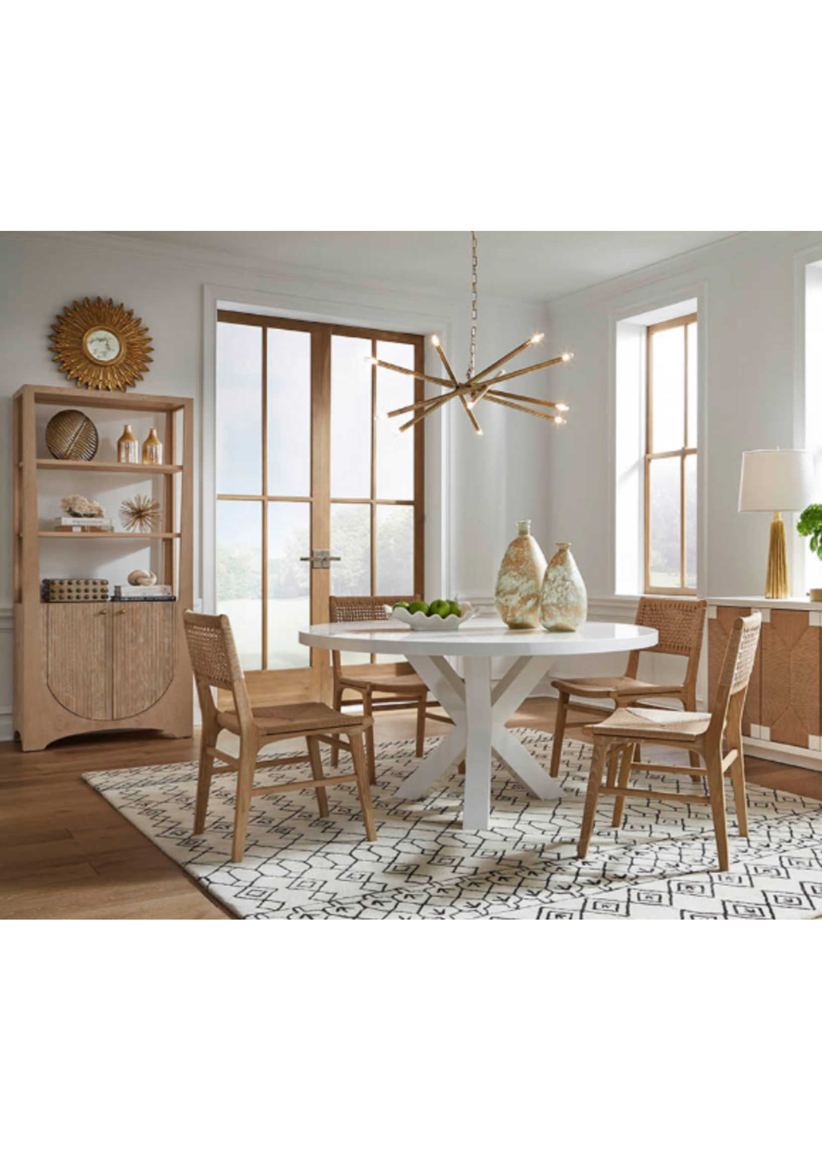 Lacquer Round Dining Table