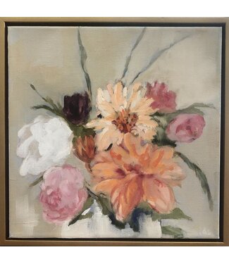 Laura Davis Shanker Blush floral III