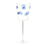 Drop Blue Wine Glass