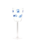 Drop Blue Wine Glass
