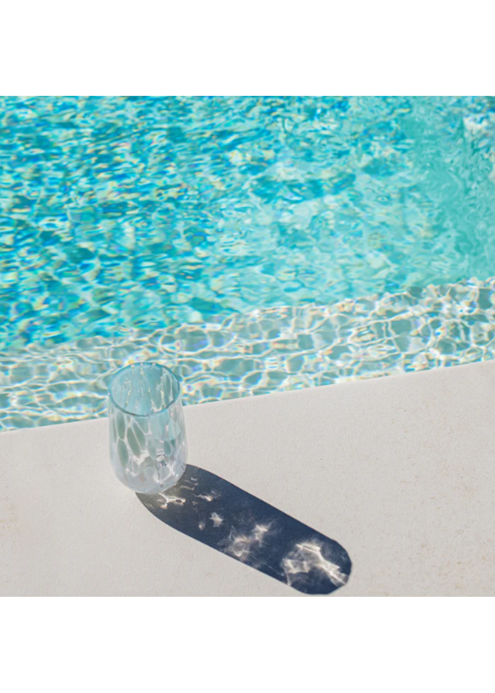 Nuvola Light Blue White High Ball